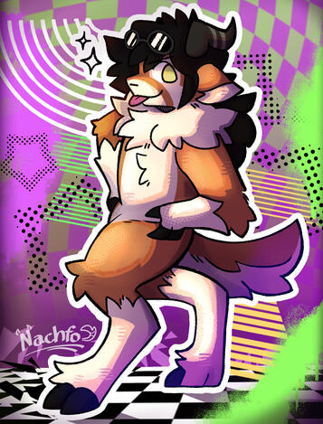 Fullbody Shaded + Simple BG