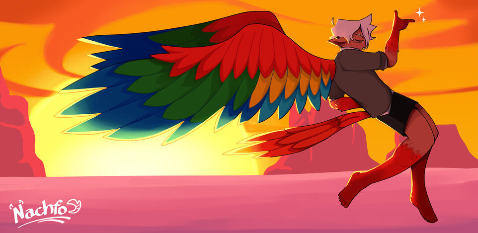 Fullbody Shaded + Simple BG