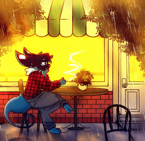 Fullbody Shaded + Complex BG